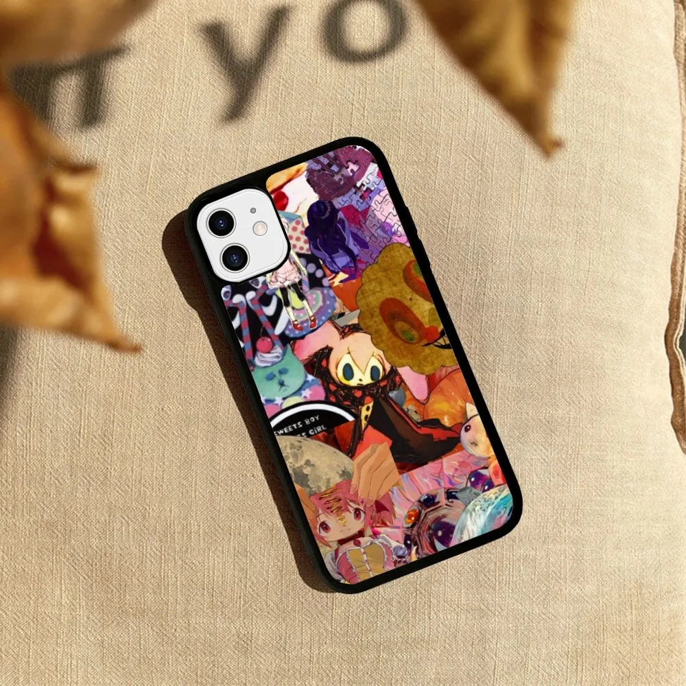 Cute Anime Puella Magi Madoka Magica Phone Case Silicone PC+TPU Case For iPhone 14 11 12 13 Pro Max 8 7 6 Plus X XR Hard Fundas