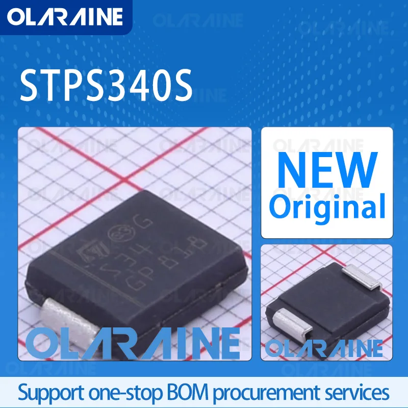 

5/10/100Pcs STPS340S SMC original 100% ic chip Schottky diodes and rectifiers If -3 A Vf -840 mV