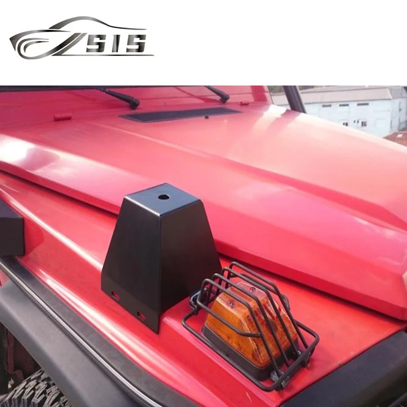 GWagon W463 تحول غطاء خفيف ل W463 G500 G550 G55 G63 تحول مصابيح حماية مواد من الستانلس ستيل أجزاء السيارة الخارجية #6