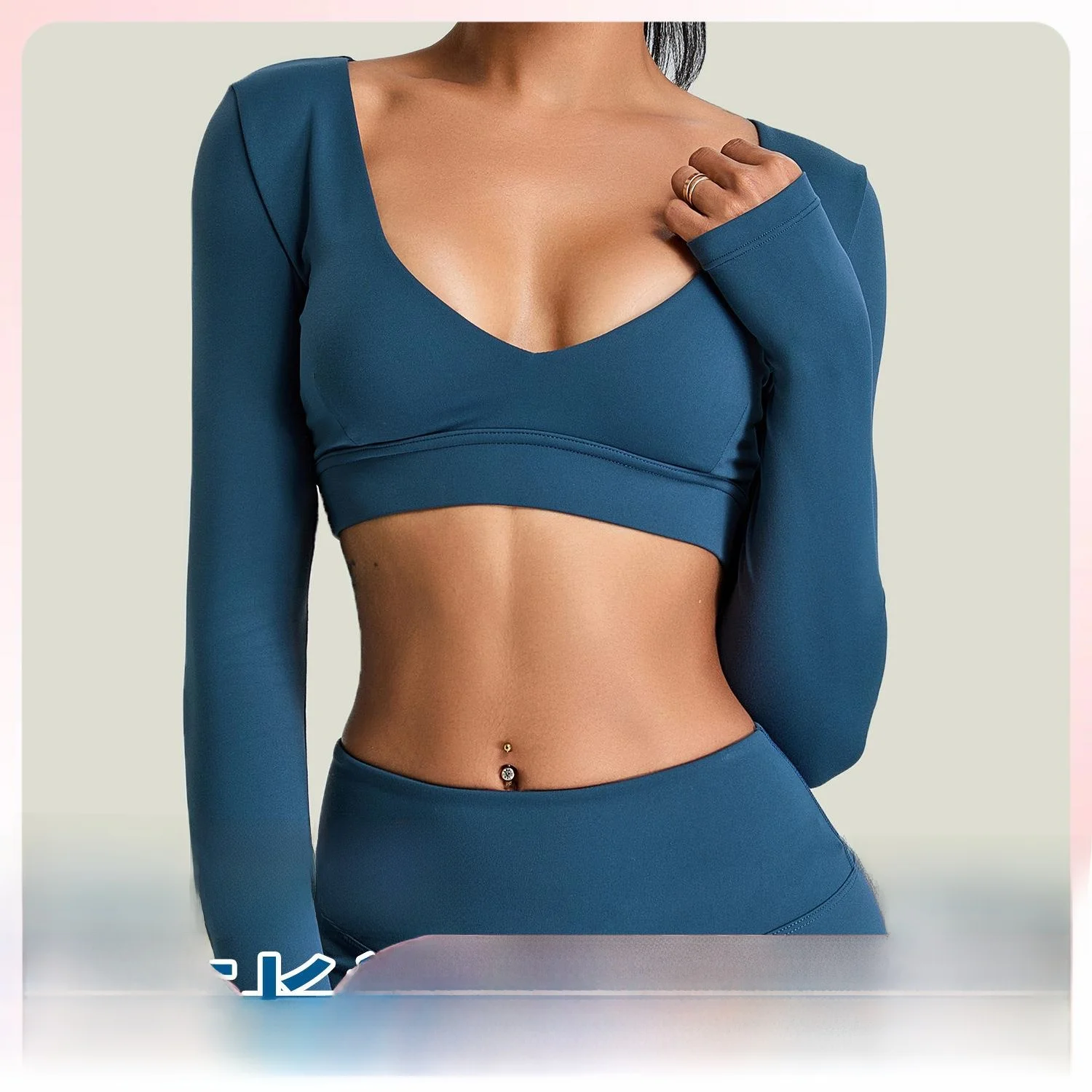 

Women's Long Sve Yoga Sports T-irt Comfortable Breathable Gym Fitn Clothing Suitable for All Ages Sizes XS-XXXL