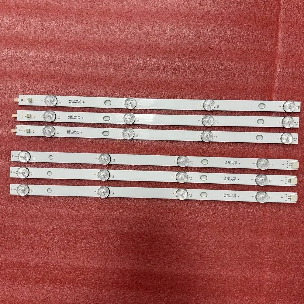

8LED 755 мм светодиодная лента для подсветки для MC-39A4210 MS-L2144 V1 MS-T385-2835-03A