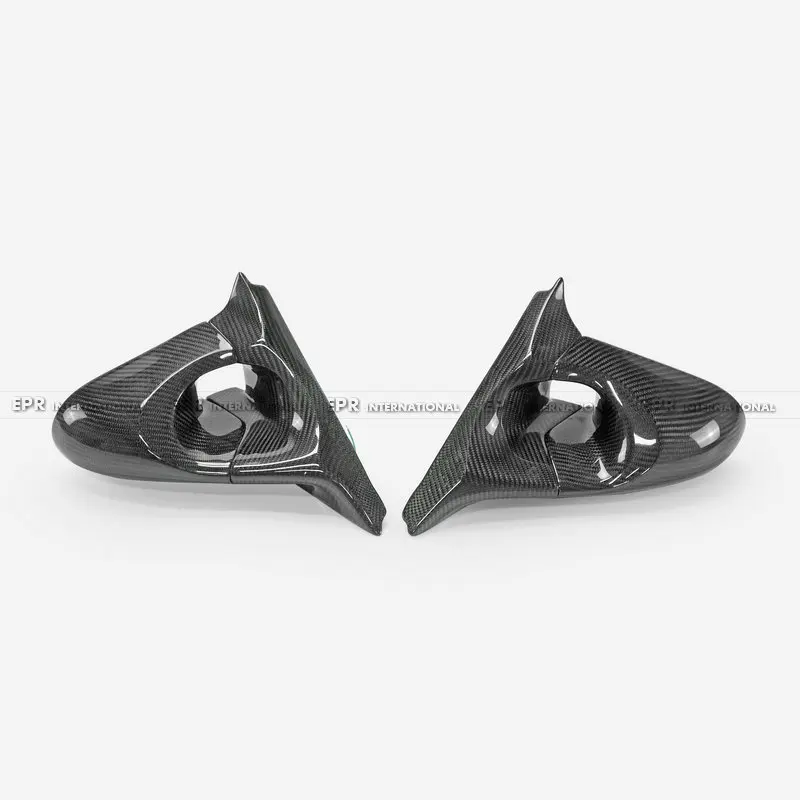 For 02-08 Accord CL7 Aero Mirror (Right Hand Drive) Carbon Fiber Glossy Fibre Rear View Kit Racing Trim Part Car Accessories