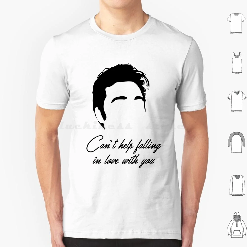 Can't Help Falling In Love With You T Shirt Cotton Men Women DIY Print Elvis King Of N Roll Fanart Fan Art Lyrics Songs Album