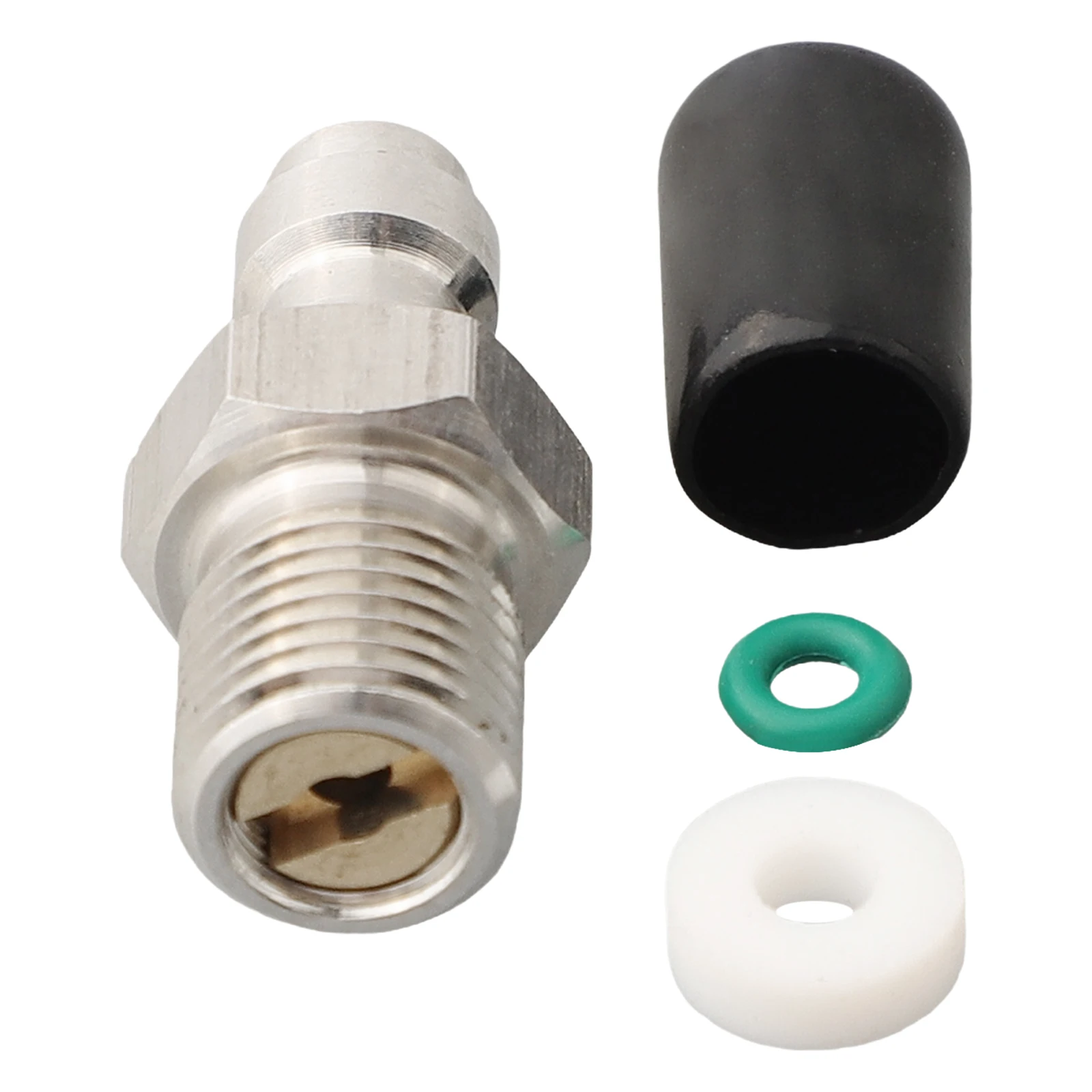 8MM One-Way Valve Filled Pacifier Stainless Steel Quick Connector Male For Air Conditoner Repair Tools Accessories