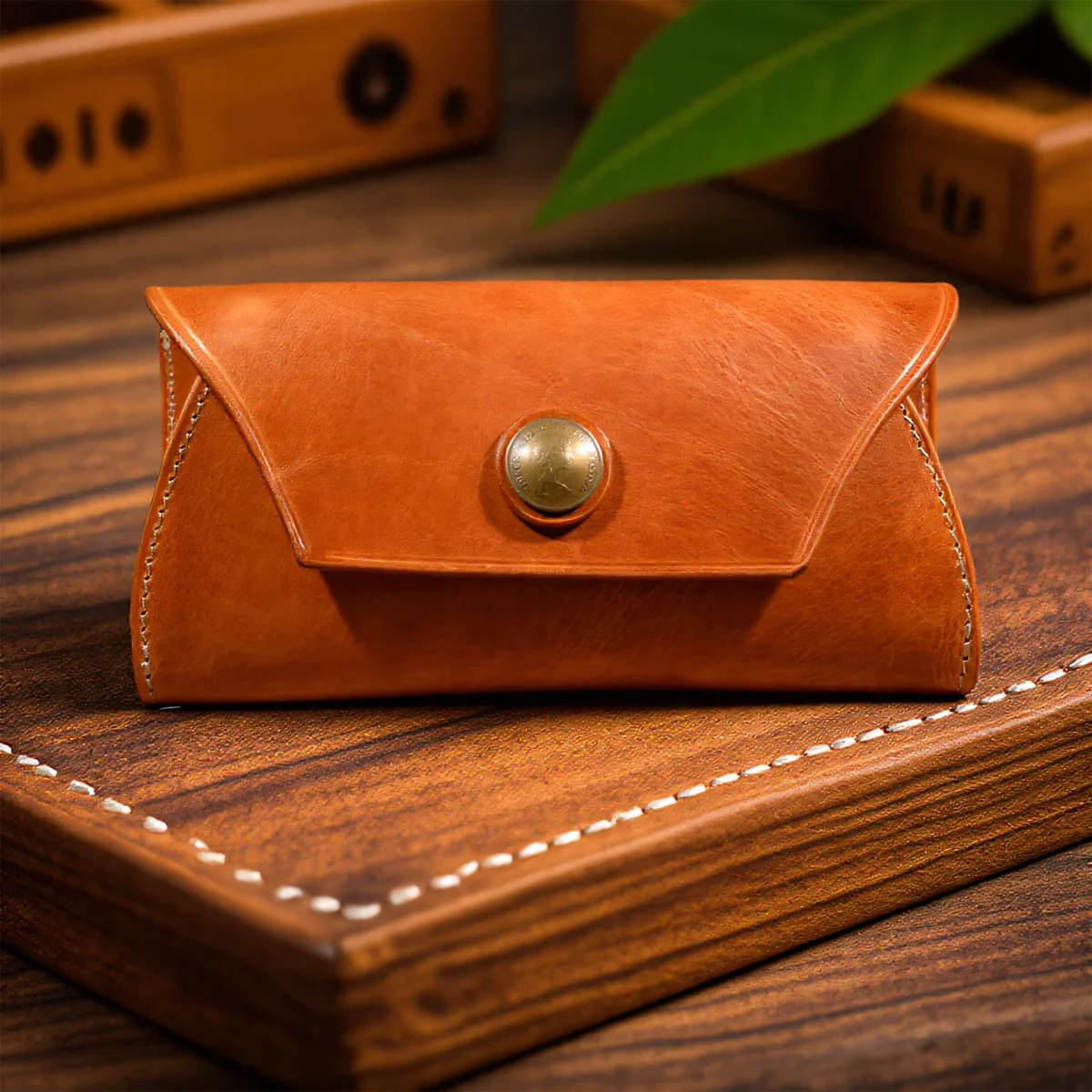 handmade-leather-clutch-card-holder-large-wallet-top-layer-cowhide-genuine-leather-handbag-key-holder-functional-small-bag