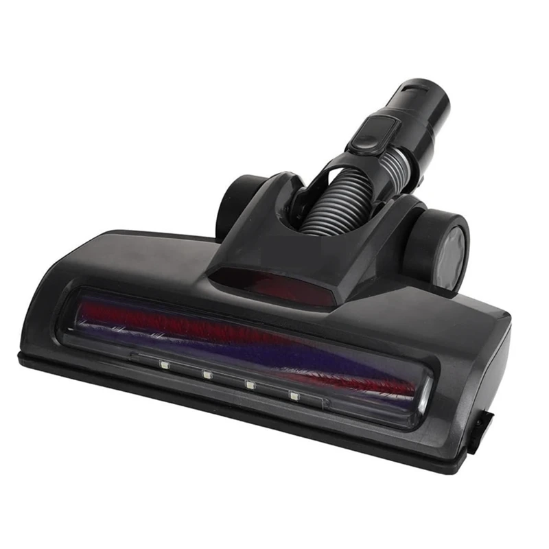 AC66 ل Dibea D18 مكنسة كهربائية محمولة لاسلكية محمولة باللون الأسود رأس تنظيف احترافي رأس كهربائي