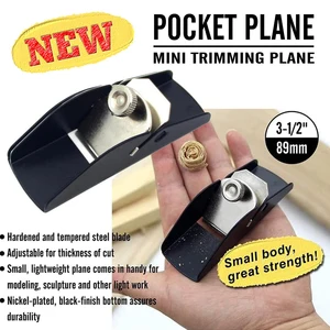 Mini -Holztplan, Handflugzeug, Schreiner, Schneide, Pushguss, Schreinerwerkzeuge, Tropfenwerkzeuge 10 Hauptverkaufsholzplan - №5