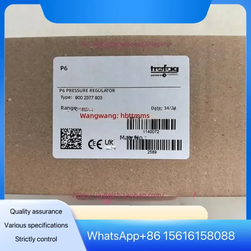 900.2377.903 Pressure Switch 0-6bar Capacitive Sensor Square TRAFAG Industrial Automation Control Valve Monitor SKU