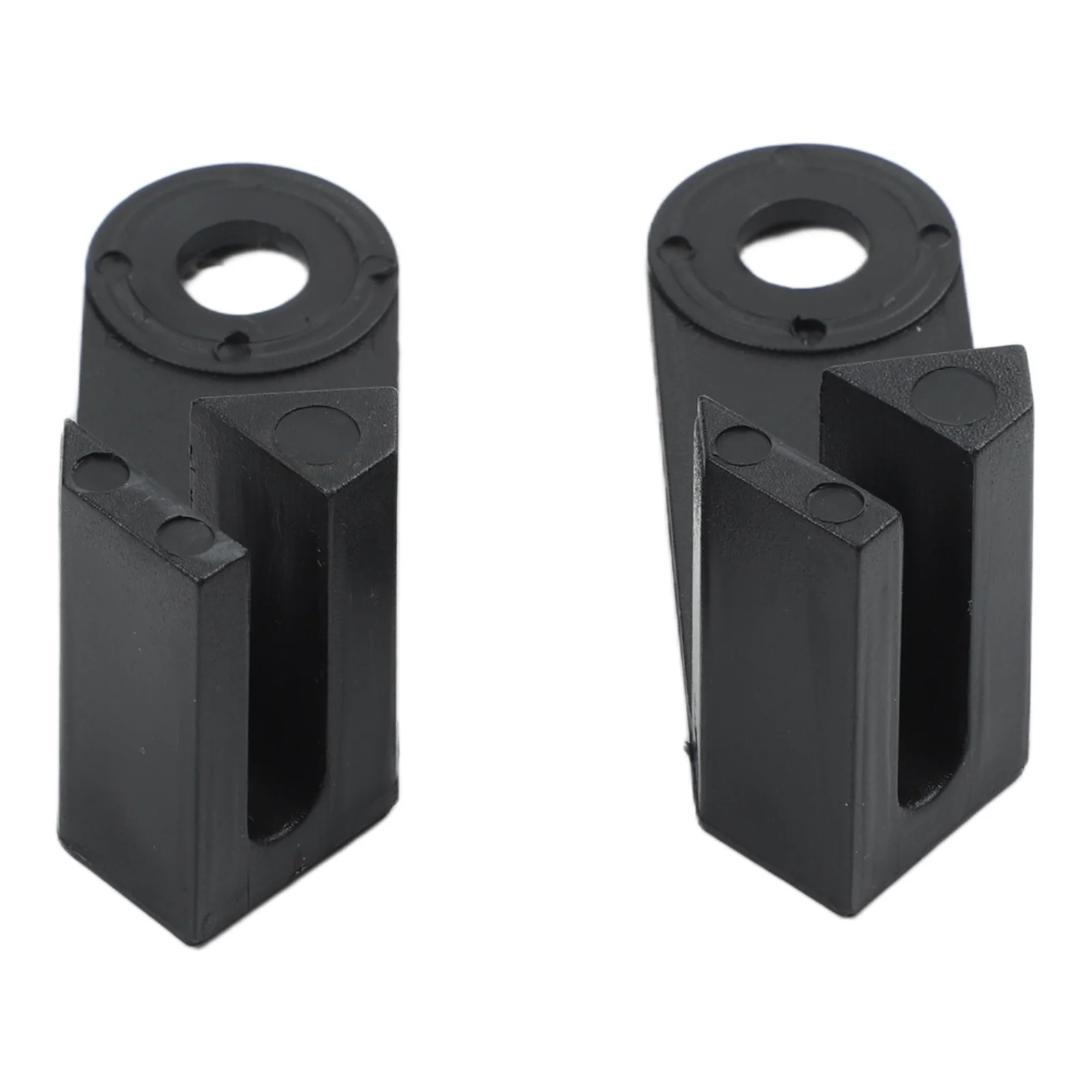 2pcs Black Plastic Pulley Guide Plate Steel Rope Fixing For Smith Machine Gym Equipment Strength Training Accessories