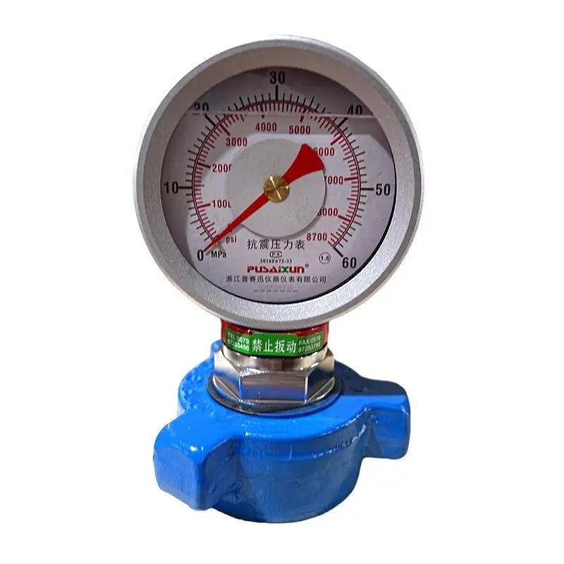 Cement dynamic and static pressure measuring table YK-150 by non-type anti-seismic pressure gauge