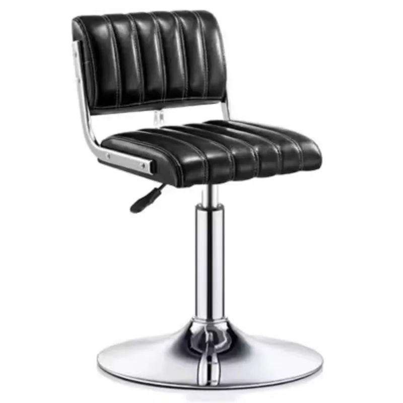 Salon Height Adjustable Swivel Stool with Back, Beauty Work Chair for Hair Salon & Nail Technician