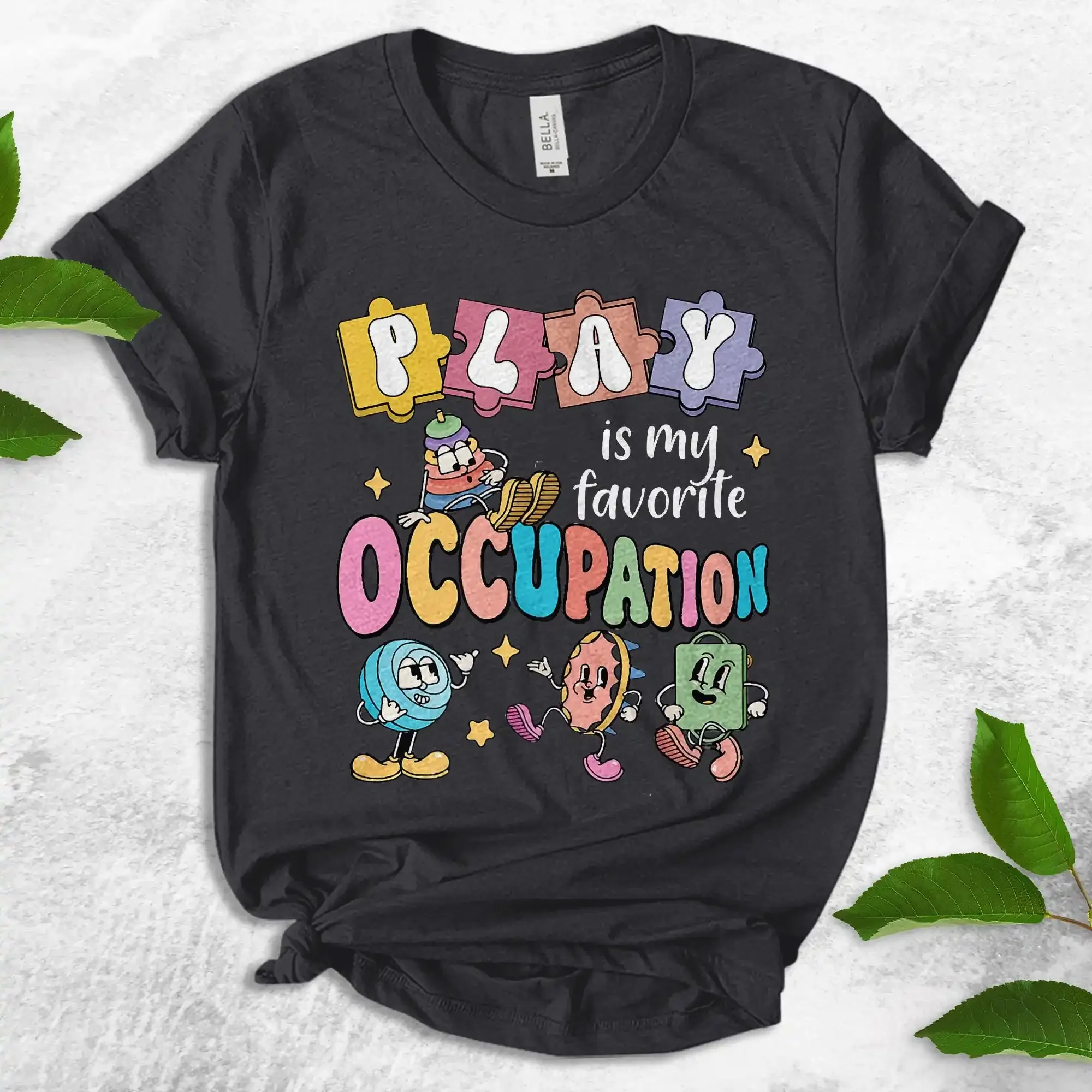 T-Shirt für die Ergotherapie: „Spiel ist meine Lieblingsbeschäftigung“ – Pädiatrische Ergotherapie OTA UMUX20