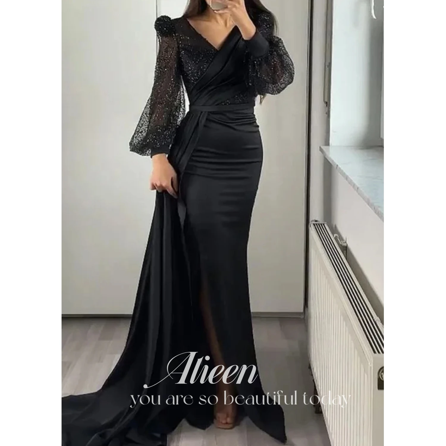 Aileen Mermaid Evening Dresses Woman Elegant Party Dress for Women 2024 Arab Wedding Ceremony Dress Es Reunion New in Dresses