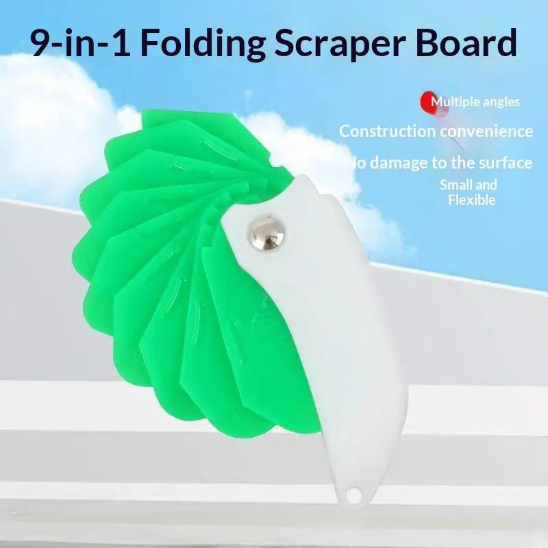 9-in-1 Silicone Caulking Tool Professional Sealant Spreading Joint Sealant Spreader Spatula Tile Window Grout Edge Removal Tool