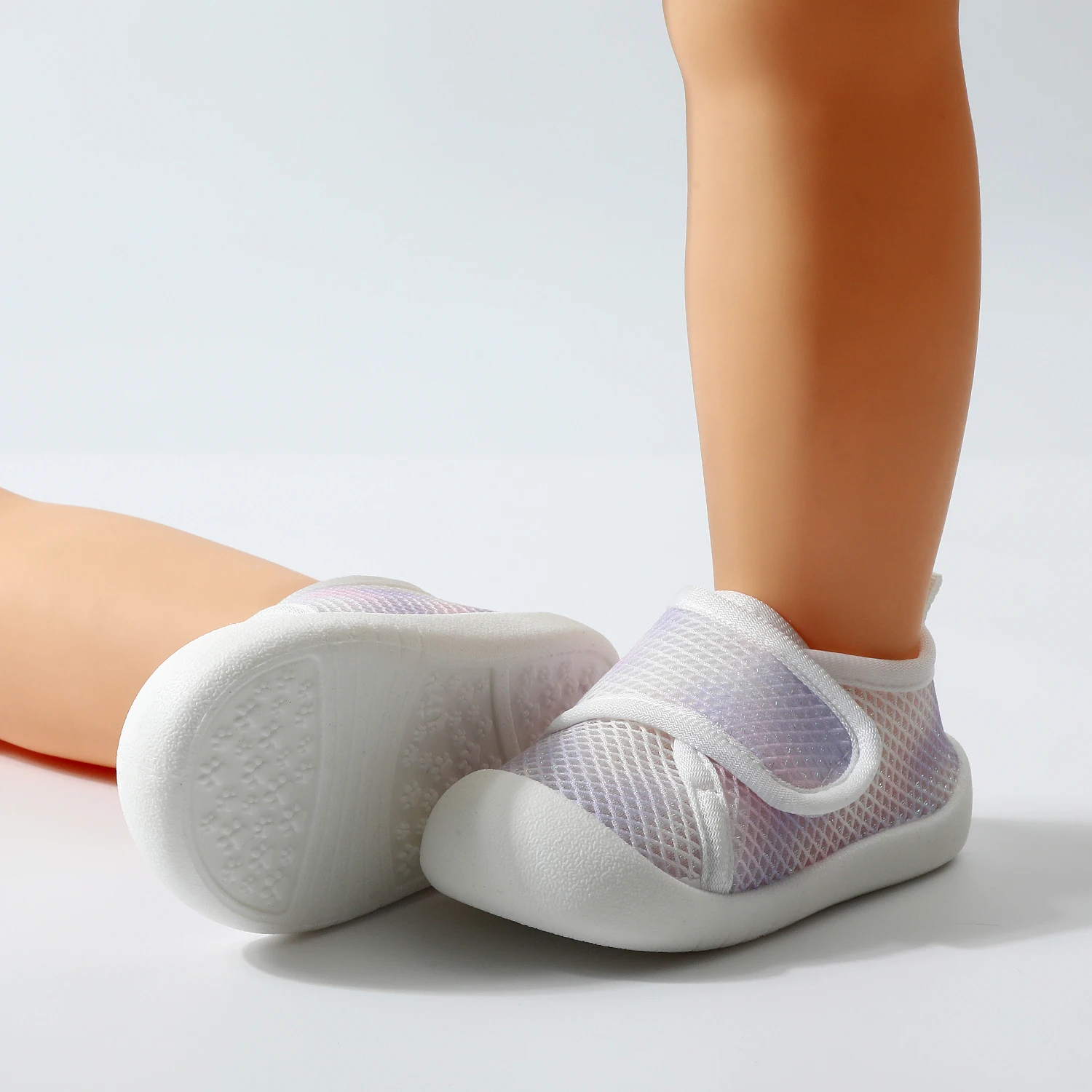Lernlaufschuhe für Babys, rutschfeste PU-Sohlen, weiche flache Schuhe für Kleinkinder, geeignet für Freizeit im Innen- und Außenbereich – Detail 7