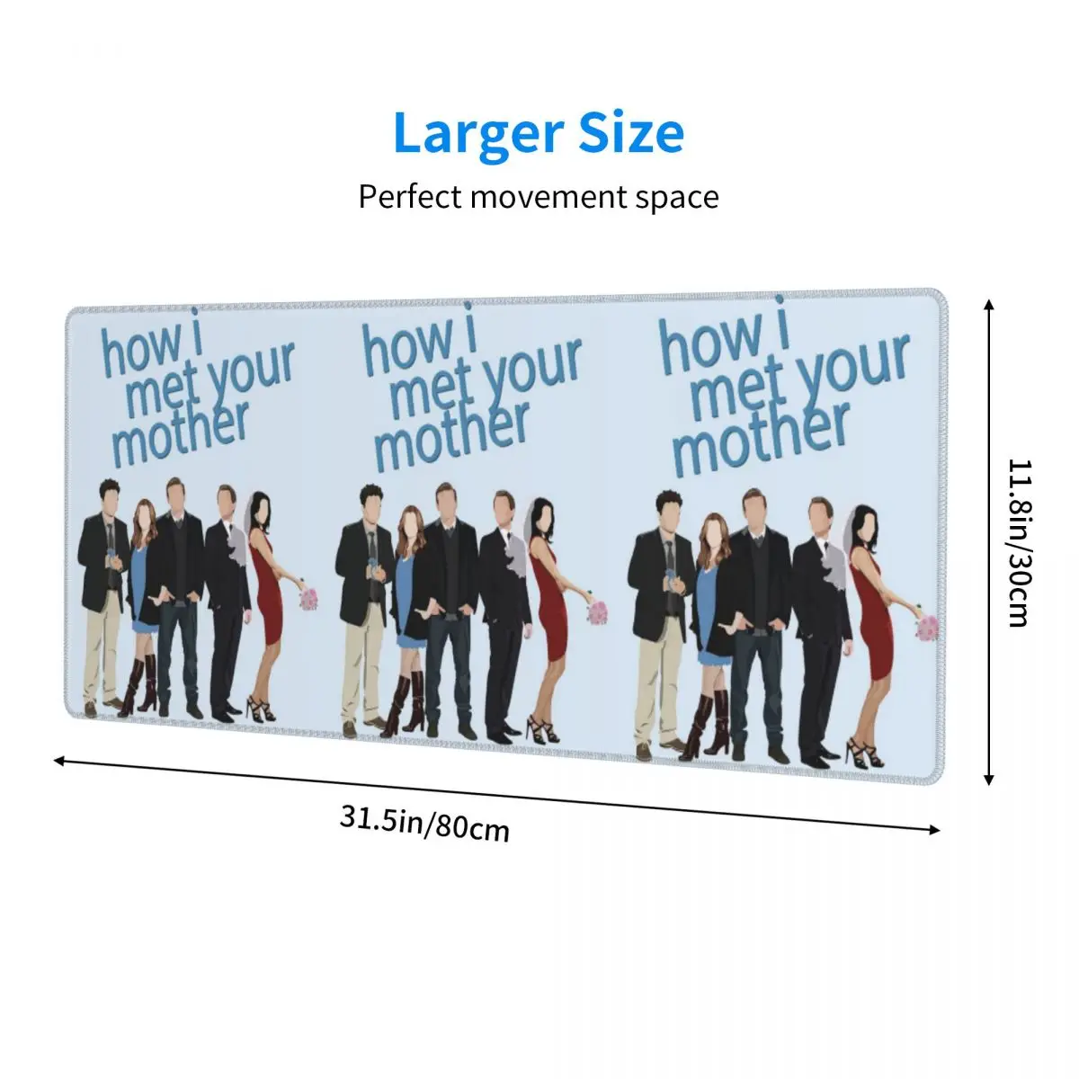 Large Mouse Pad Intervention How I Met Your Mother Gamer PC Laptop Mats Keyboard Carpet Computer Gaming Desk Mat