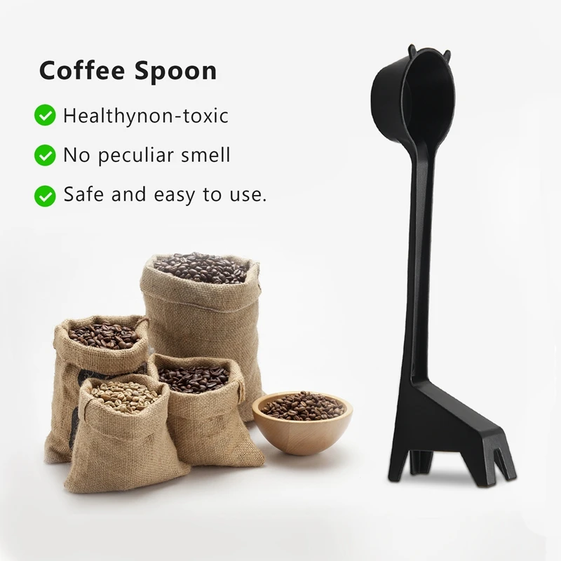 Giraffe Creative Coffee Spoon, Cute Coffee Bean Powder Quantitative Spoon, Decorate Your Home, Office,