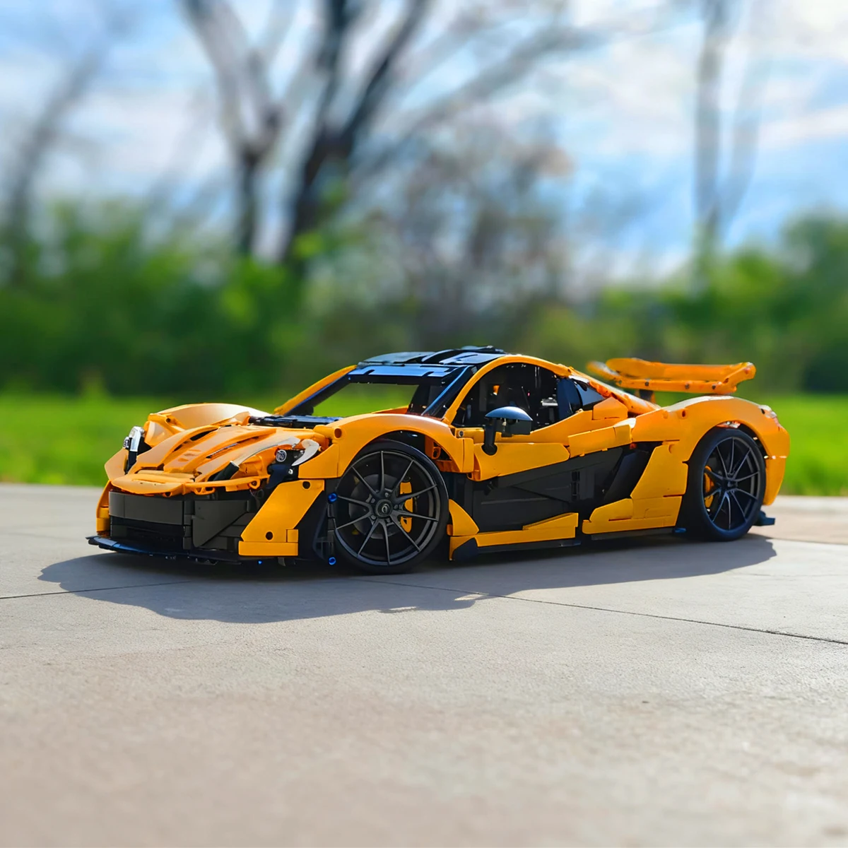 Car Racing Vehicle V8 P1 Creative Speed Hypercar Building Sports Model Blocks DIY Gifts