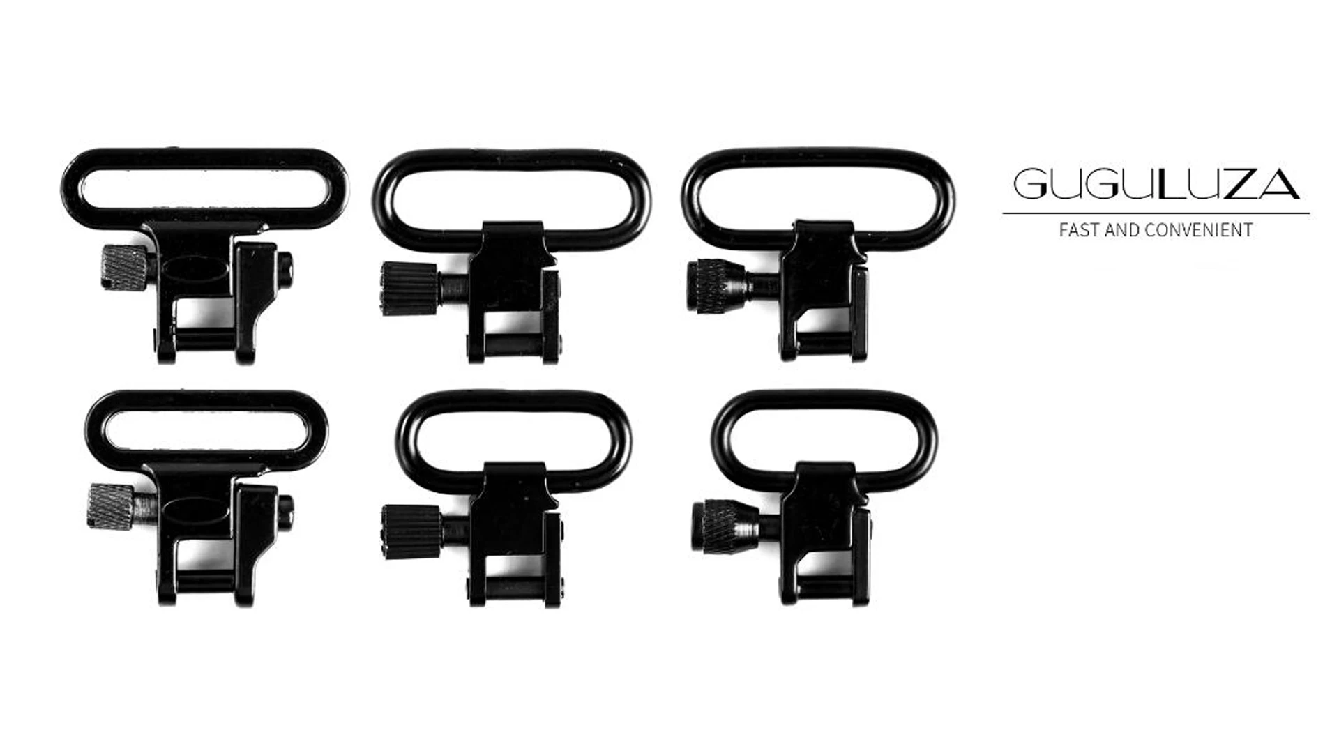 GUGULUZA Neopren-Gewehrriemen mit Schlaufengelenken, gepolsterter, rutschfester Schultergurt für Outdoor-Jagdzubehör – Detail 3