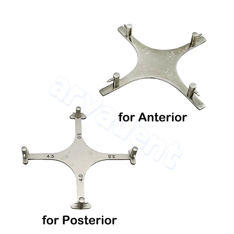 1Pc Dental Orthodontic Bracket Positioner Gauge Star Gauge Stainless Steel Bracket Locator for Anterior Posterior Teeth Dentist