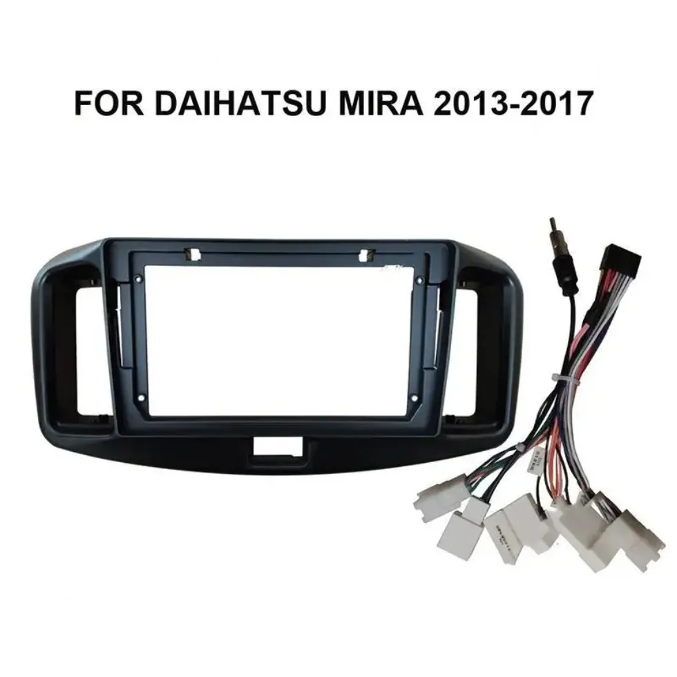 9 INCH Car Audio Frame For 2013-2017 DAIHATSU MIRA GPS Navigation Fascia Panel Radio Plastic Frame Fascia Kit