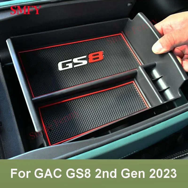 For Trumpchi GAC GS8 2nd Gen 2025 2024 Interior Accessories Car Armrest Box Storage Box Content Box Center Console Organizer