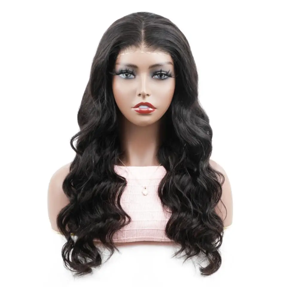 180% Gęstość Body Wave Wig 13x4 13x6 HD Transparent Lace Front Human Hair Wigs 4x4 Lace Closure Wigs For Women 360 Lace Wig