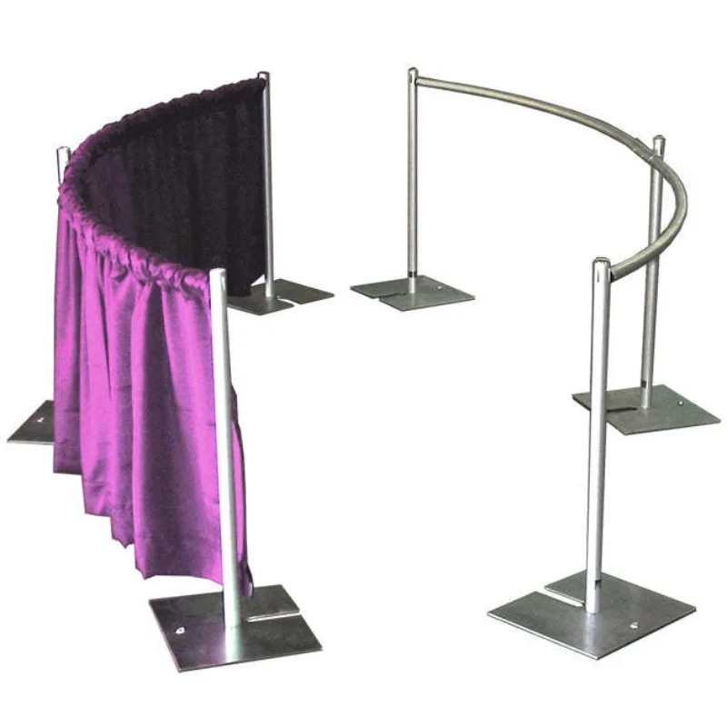 Bold Wedding Background Telescopic Bracket Wedding Background Shelf Wedding Semi-Circle Aluminum Background Support Frame