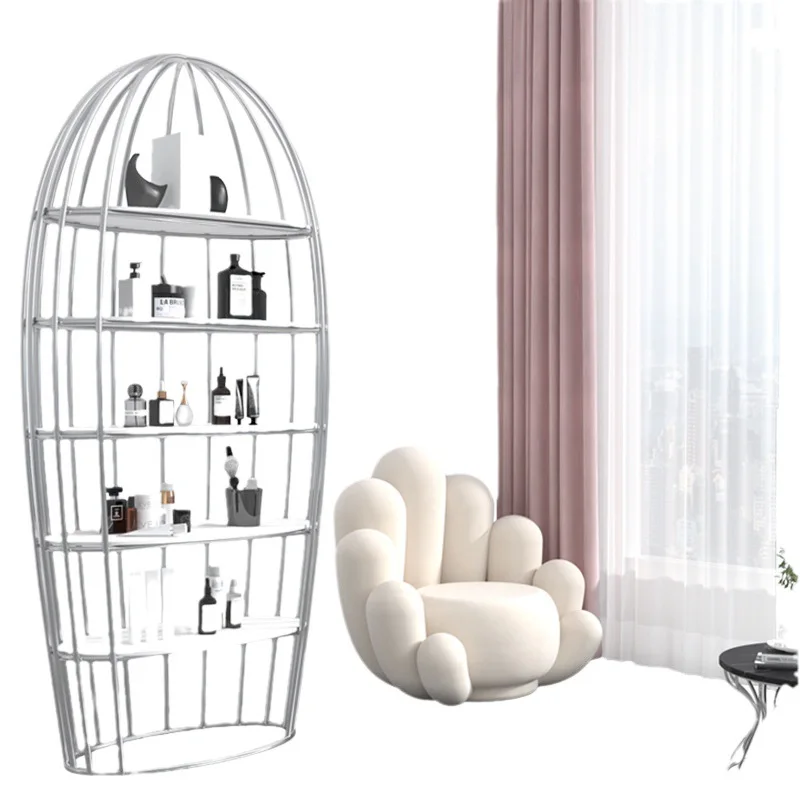 Product display cabinet, cosmetic skin care product shelf display rack