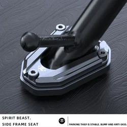 SPIRIT BEAST Modified Accessories Motorcycle Widening and Increasing Foot Support Pad Tripod Anti-slip Base for VOGE CU525