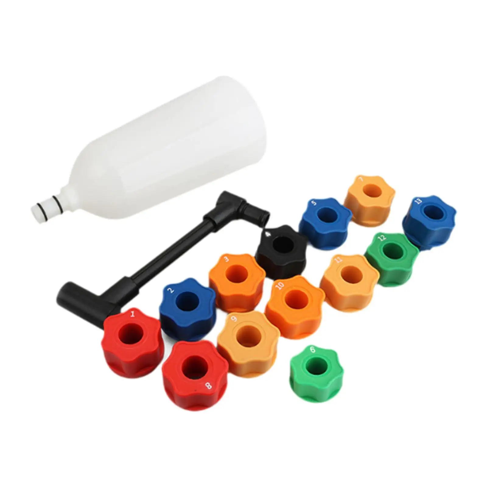 Car Oil Funnel Set Automotive Fuel Funnel with Adapters Oil Filling Funnel for