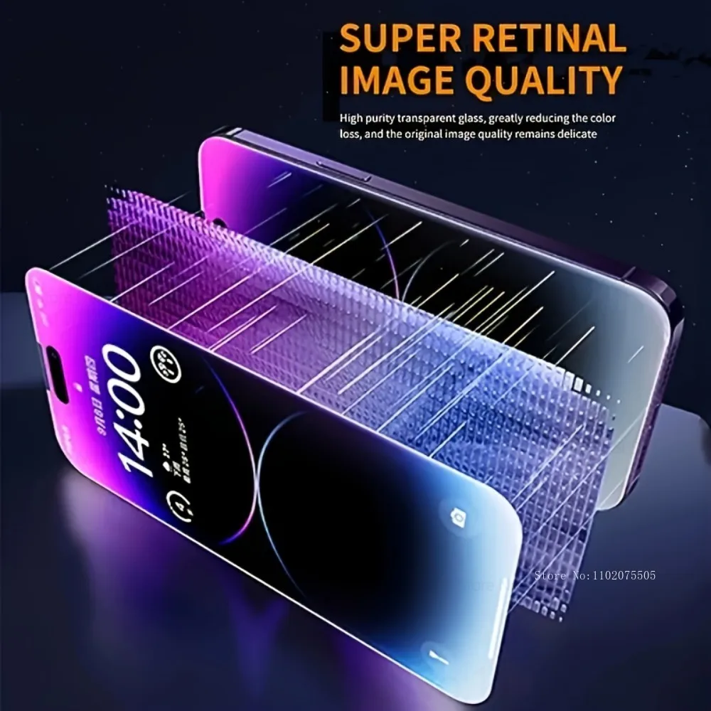 3 قطعة 9D الزجاج المقسى آيفون 16 برو ماكس 16E 14 15 زائد 9H صلابة واقي للشاشة آيفون 17 برو ماكس 11 12 ميني 13 برو ماكس #6