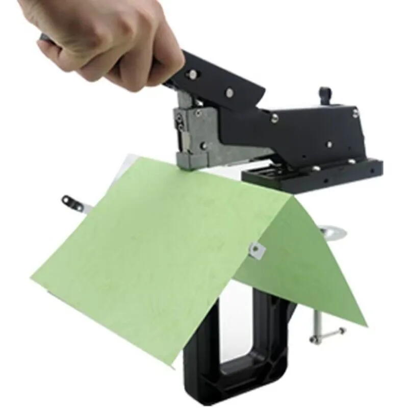 2-in-1 Horse-Riding SH-04 Manual Stapler High-Quality Textbook Stapler Binding up to 60 Sheets