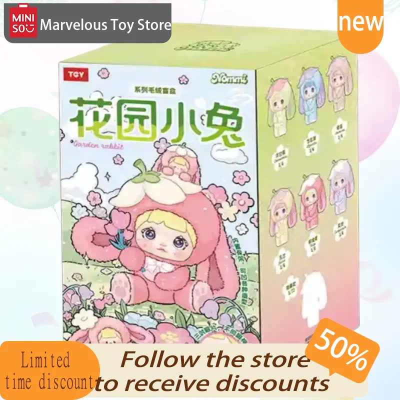 

In Stock Nommi Garden Rabbit Series Blind Box Anime Action Figure Kawaii Sweet Lovely Dolls Bag Decor Girl Xmas Birthday G