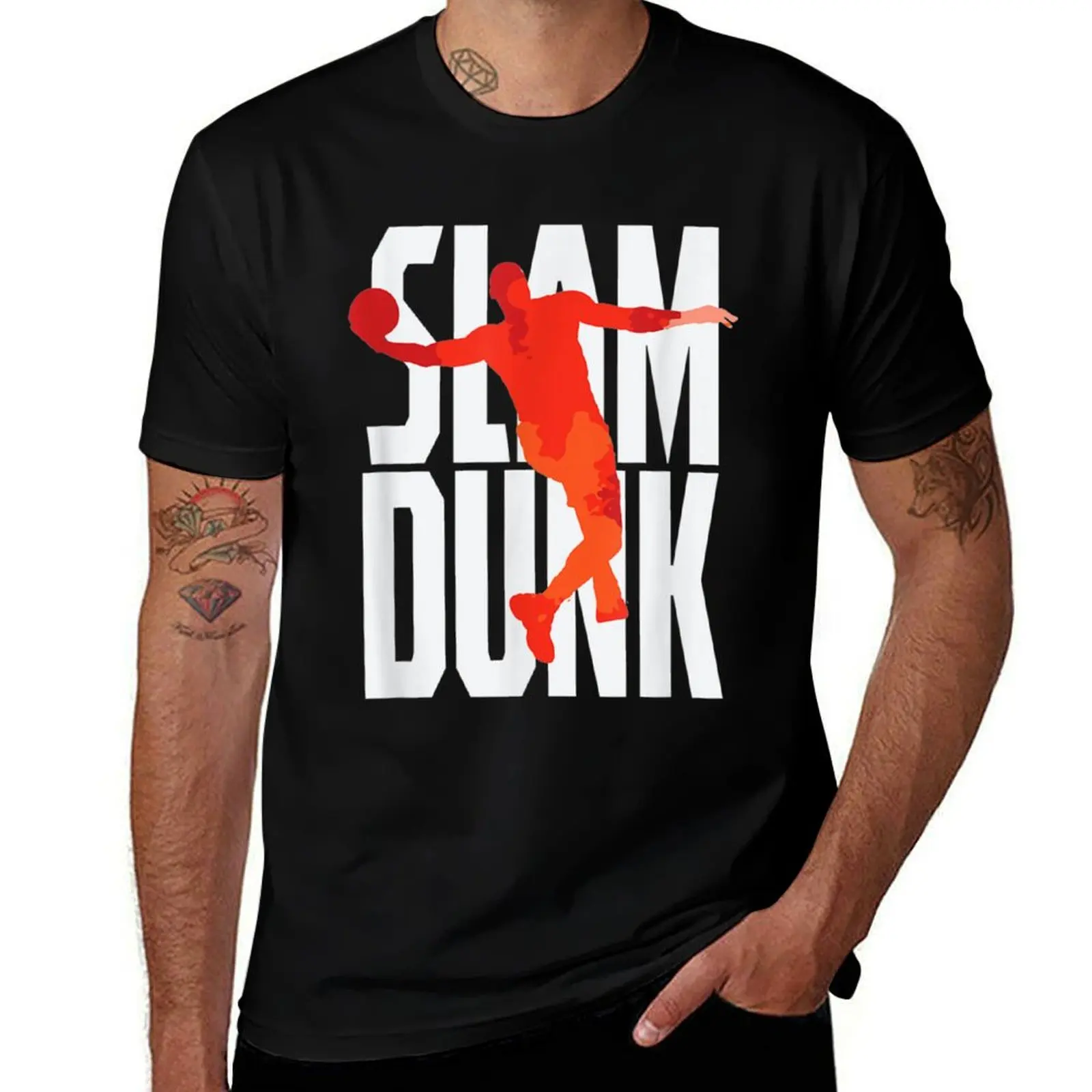 

Slam Dunk Basketball T-Shirt graphic tee shirt sublime vintage oversized t shirts men