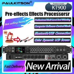 Paulkitson Kt900 Audio ECH Effect Professional Digital Ktv Microphone With Reverb Bluetooth 5.1 Anti-Howling USB Audio Equipment