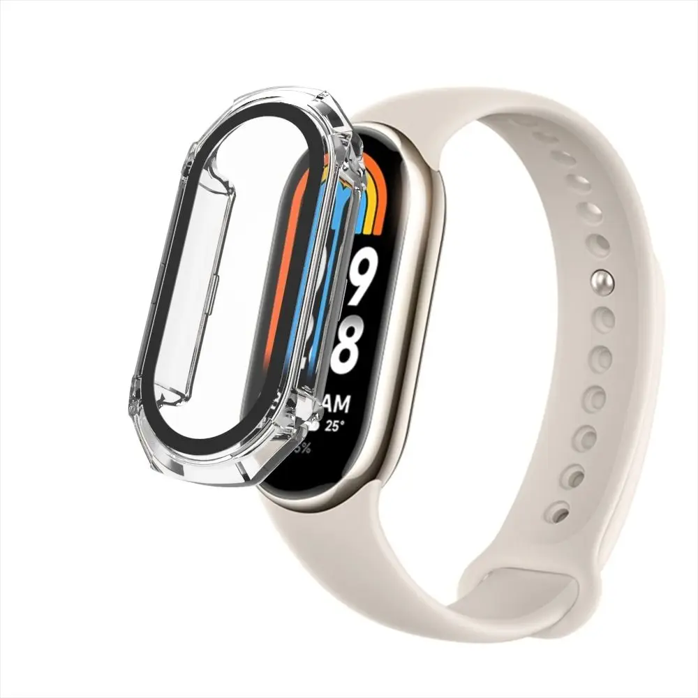 حافظة واقية للشاشة مقوّاة لـ شاومى باند 8 ، تغطية كاملة ، غلاف كمبيوتر شخصي ، جديد