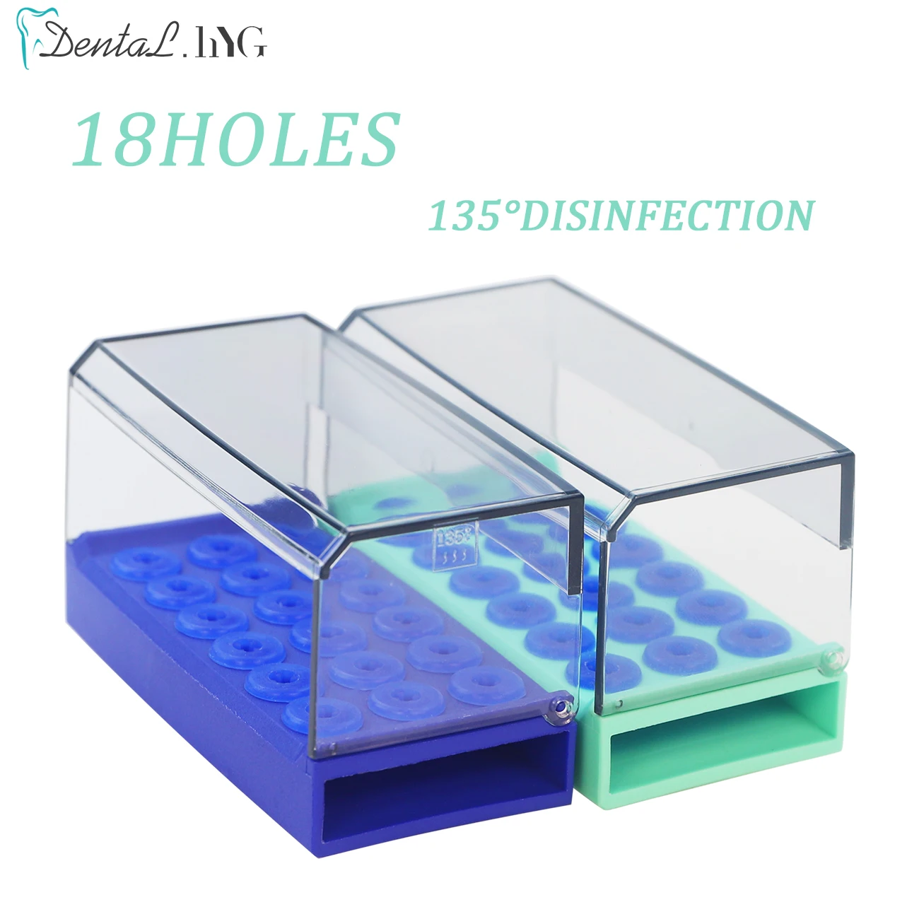 Dental Disinfection Box Odontologia Ultrasonic Scaler Tips Holder Stand Low Speed Burs Organizers Dentistry Equipment Tools