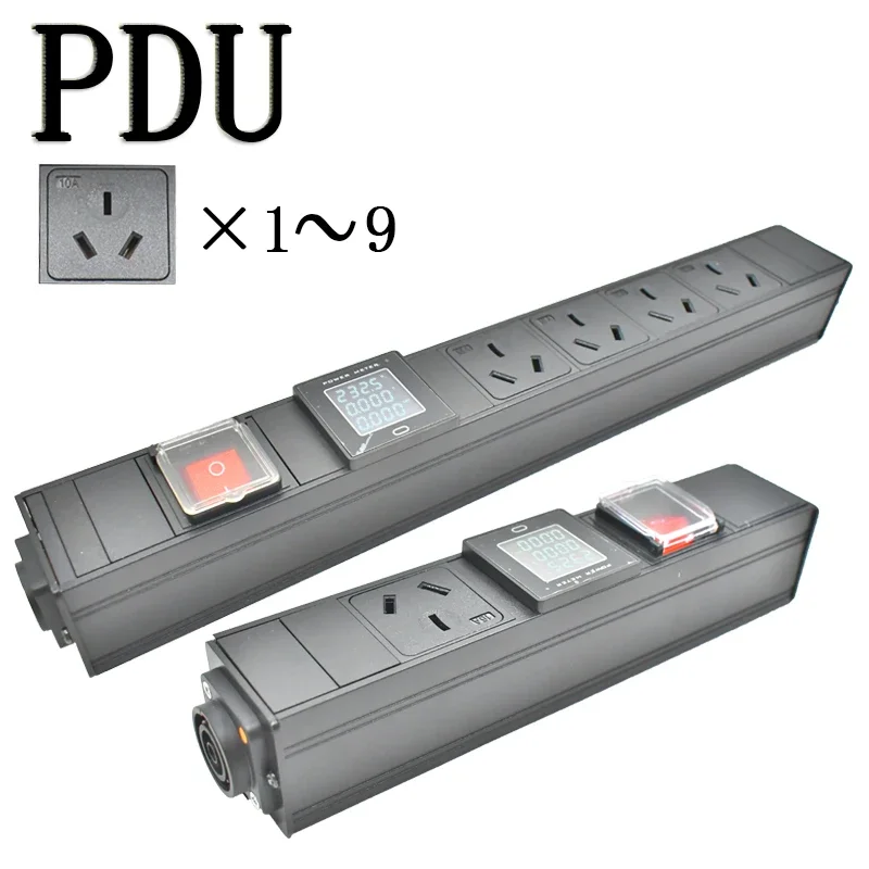

Двойной выключатель 20A NAC3FPX NAC3MPX PDU Удлинитель Schuko Powerlink 3P авиационная розетка 16A 1-10AC с беспроводным амперметром