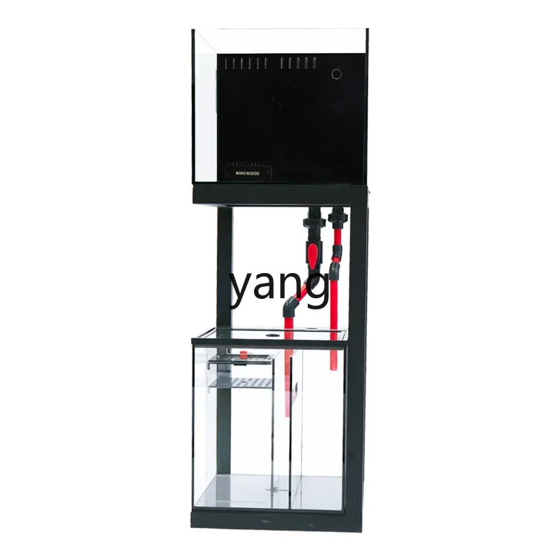 Yhl Aquarium Gold Crystal Super White Small Living Room Sea Water Fresh Water Original Ecological Stream Tank Full Set