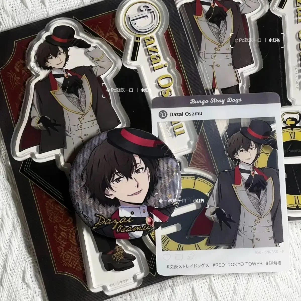 Dazai Osamu акриловая подставка Bungo Stray Dogs аниме товары коллекция фигурка дисплей значок декор стола орнамент аксессуары милый подарок