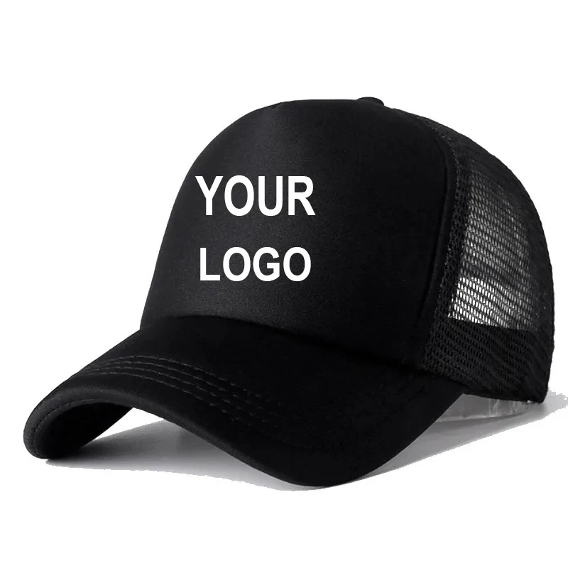 

Unisex One Piece Custom Logo 5 Panel Mesh Snapback Hat Solid Fit Blank Baseball Cap for Men And Women Trucker Sun Dad Hat