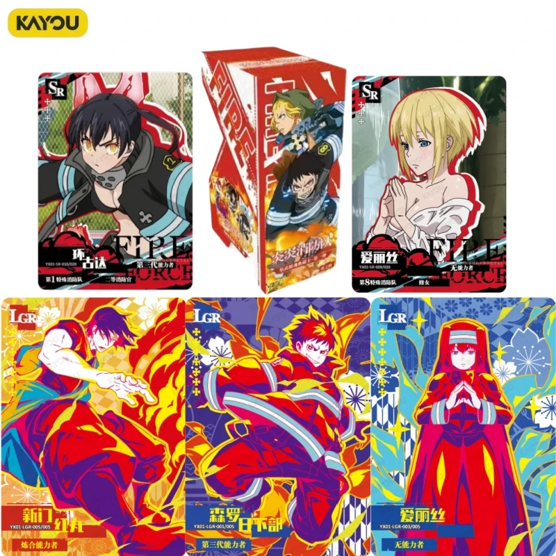 Tarjetas Coleccionables Premium KAYOU Fire Force Blazing Soul, Flame Array Vol.1, Personajes de Anime, Regalo para Aficionados