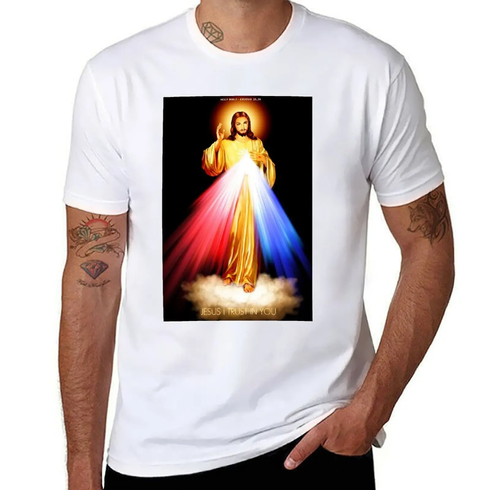 

Divine Mercy Lord Jesus I trust in you T-Shirt t shirt man plain man graphic t shirt T-Shirt