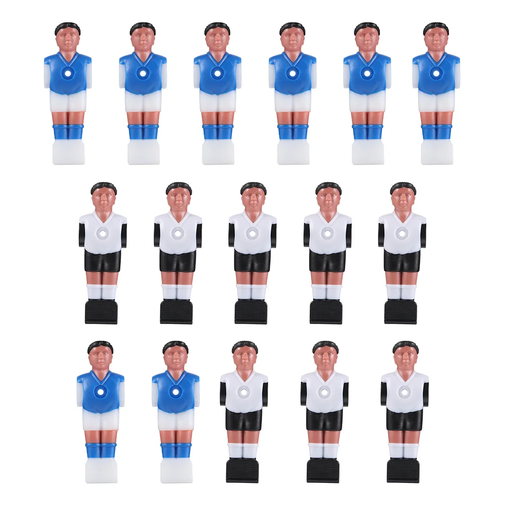 

16 Pcs Football Machine Accessories Foosball Game Accessory Lovely Soccer Players Wear-resistant Guys Resin Man