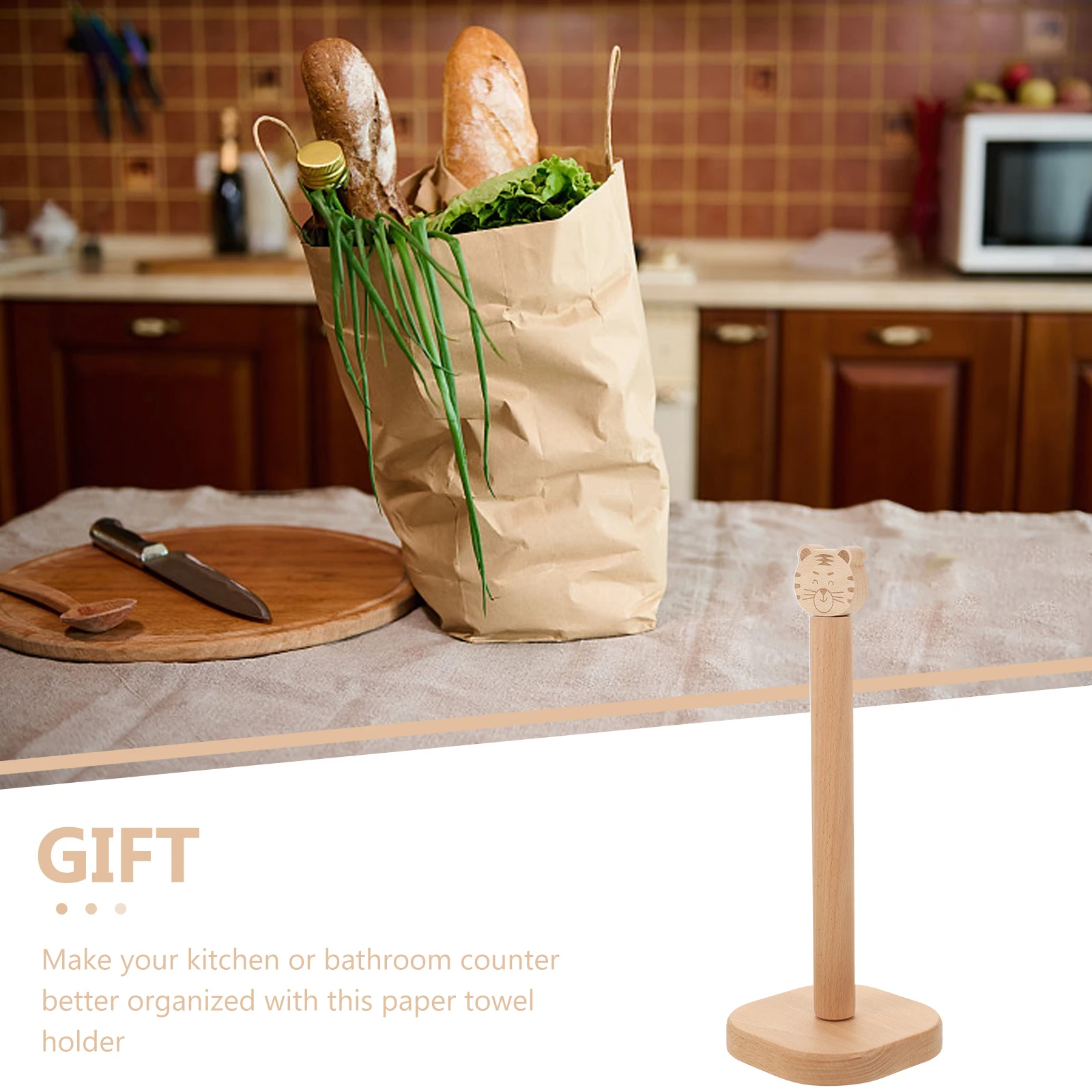 

Paper Towel Storage Rack Holder Towels Rolled Napkin Organizer Tissue