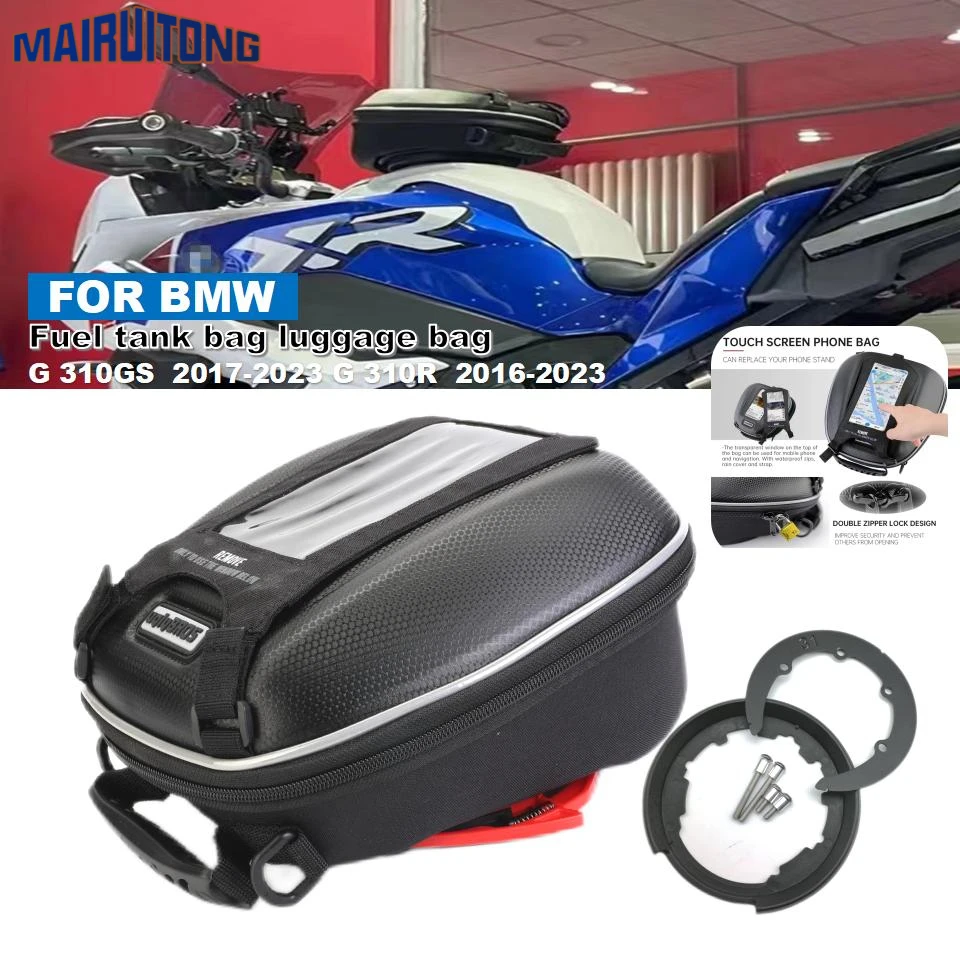 

Fuel Tank Bag Navigation Kit For BMW G 310GS 2017-2023 G 310R 2016-2023 Motorcycle Navigation Bag Side Hanging Travel Bag G 310G