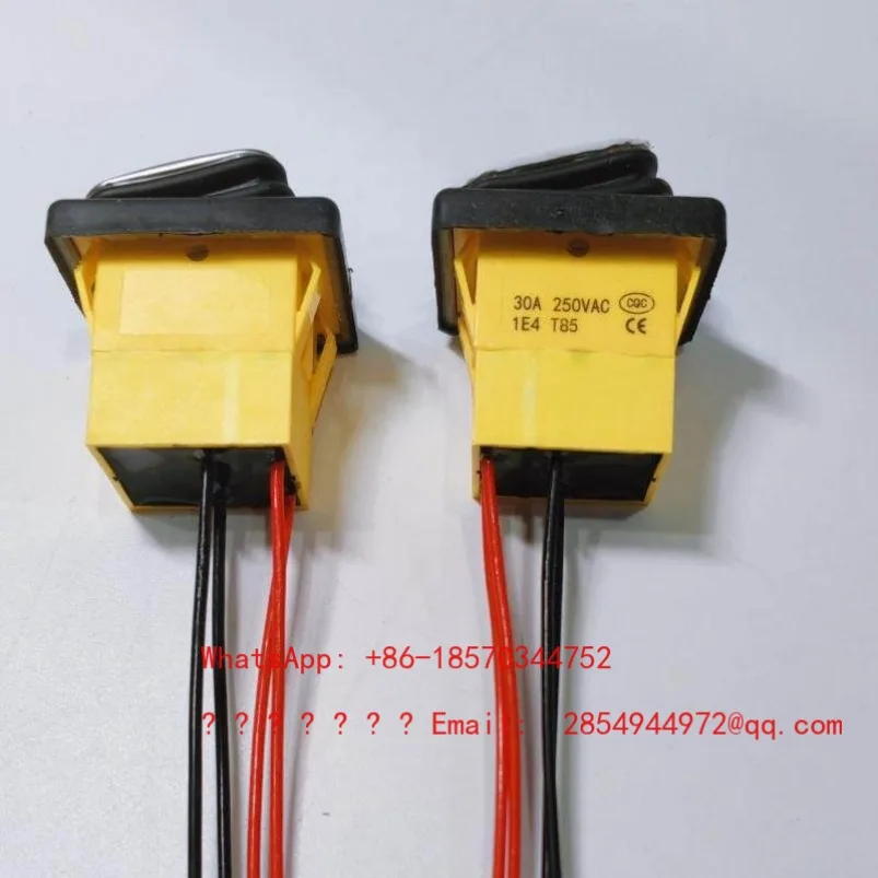Cooker Fan Waterproof Rocker with Wire Power Supply Boat Switch 30A