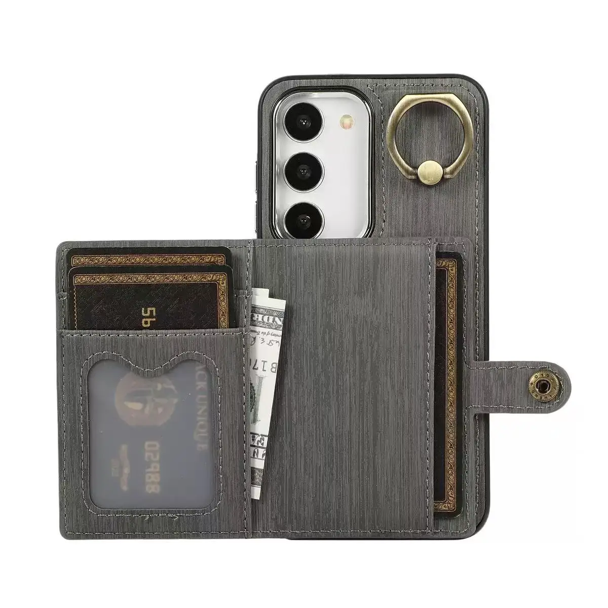 360 ° حافظة هاتف بحامل حلقي دوار مناسبة لهاتف سامسونج جالاكسي S24 S23 S22 Ultra Plus A14 A33 A34 A53 A54 A24 A25، محمولة للسفر، حافظة هاتف حامل البطاقات خصيصًا لمستخدمي سامسونج، هدية عائلية الهالوين، هدية عيد الميلاد، خيارًا للأزياء، عشاق التكنولوجيا