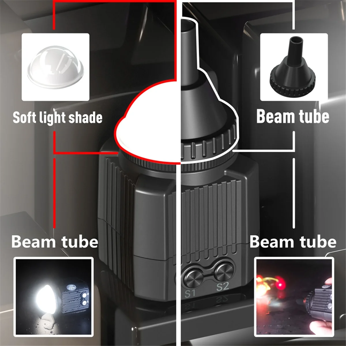 

T35C SL-19 Waterproof 60M Mini Camera LED Light for SLR Digital Cameras Diving Fill Lamp Photography Lights